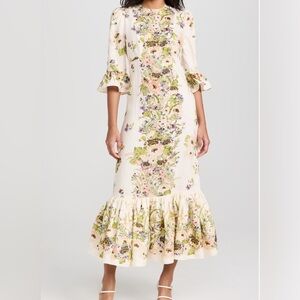 Zimmermann Halliday Frill Sleeve Dress (Size 1, US 6)
